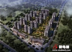 森赫电梯中标四川绵阳高新区中式风貌小镇