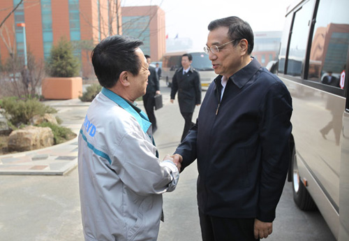 国务院总理李克强视察远大科技创业园(图1) 国务院总理李克强视察远大科技创业园(图1)