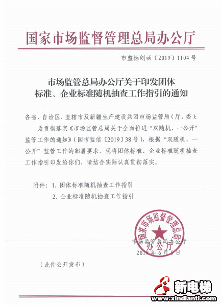 市场监管部门将对团体标准、企业标准展开随机抽查(图1) 市场监管部门将对团体标准、企业标准展开随机抽查(图1)