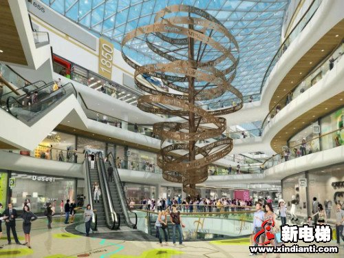 恒达富士为乌克兰首都基辅最大综合性商业中心提供高品质电梯(图2) 恒达富士为乌克兰首都基辅最大综合性商业中心提供高品质电梯(图2)
