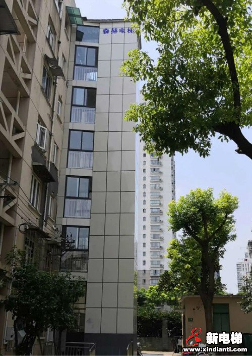 森赫电梯|上海市杨浦区广杭苑小区加装电梯正式竣工交付(图3) 森赫电梯|上海市杨浦区广杭苑小区加装电梯正式竣工交付(图3)