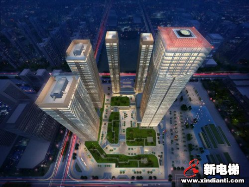 菱王6M/S超高速电梯入驻佛山新地标京华广场!(图1) 菱王6M/S超高速电梯入驻佛山新地标京华广场!(图1)