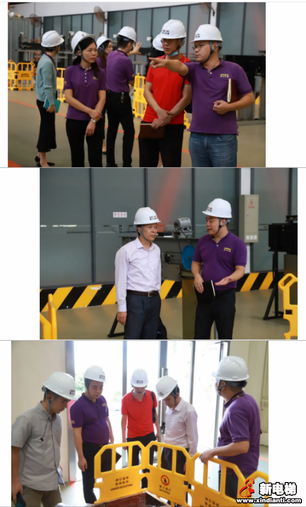 广州市城市建设职业学校陈文忠校长一行莅临菱王电梯考察指导(图3) 广州市城市建设职业学校陈文忠校长一行莅临菱王电梯考察指导(图3)