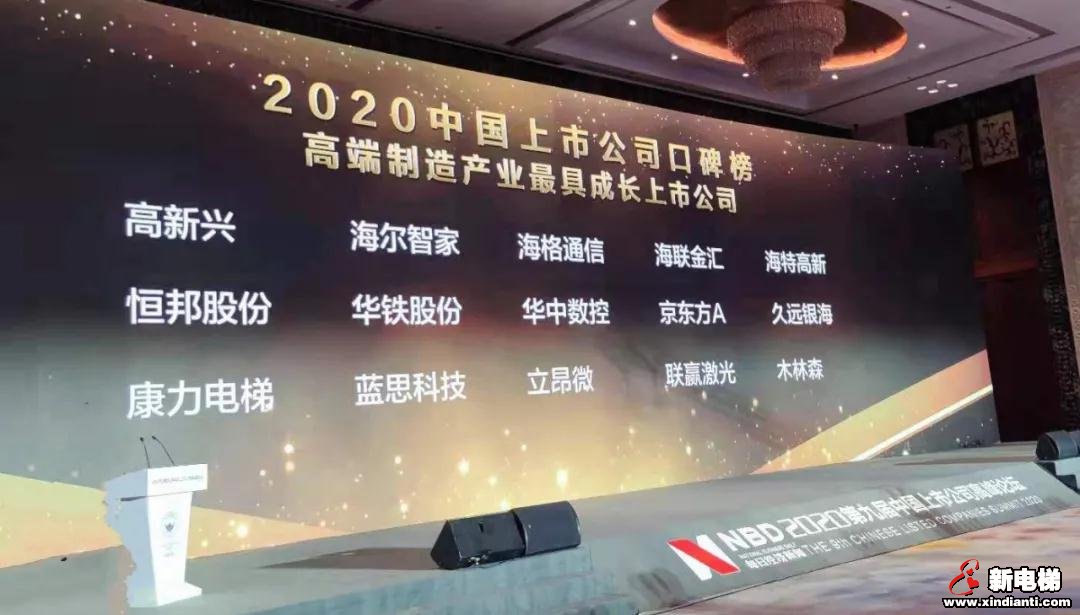 康力电梯荣膺2020第十届中国上市公司口碑榜重磅大奖(图3) 康力电梯荣膺2020第十届中国上市公司口碑榜重磅大奖(图3)