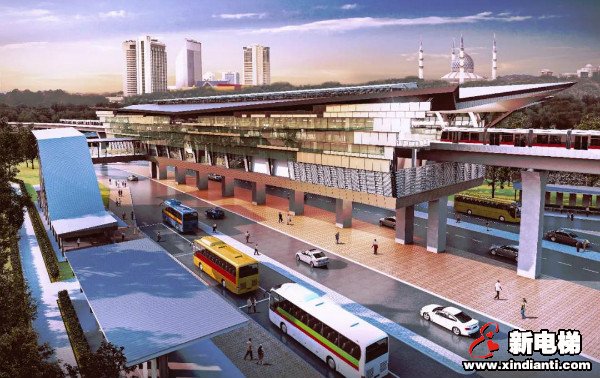 轨交市场乘风破浪--康力电梯服务马来西亚吉隆坡轻轨3号线(图2) 轨交市场乘风破浪--康力电梯服务马来西亚吉隆坡轻轨3号线(图2)