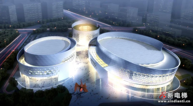 成都天府新区省级文化中心&康力电梯 共筑“书卷”地标(图2) 成都天府新区省级文化中心&康力电梯 共筑“书卷”地标(图2)