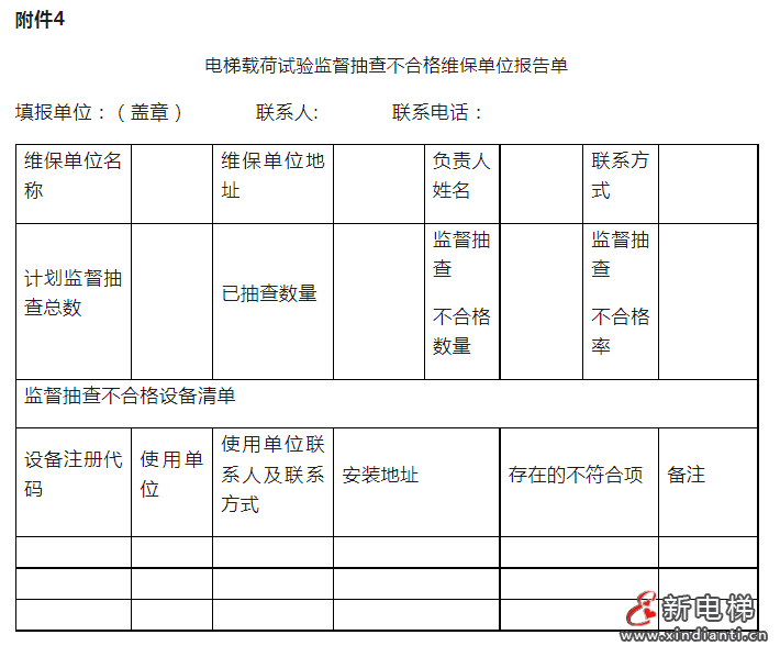 重磅!23年电梯载荷试验监督抽查每个维保单位至少1台,抽查不合格封停整改!(图6) 2023-07-26_101019