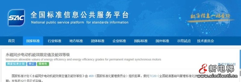 这份电梯相关全文强制国家标准征求意见,涉及电梯用永磁同步电动机!(图1) 这份电梯相关全文强制国家标准征求意见,涉及电梯用永磁同步电动机!(图1)