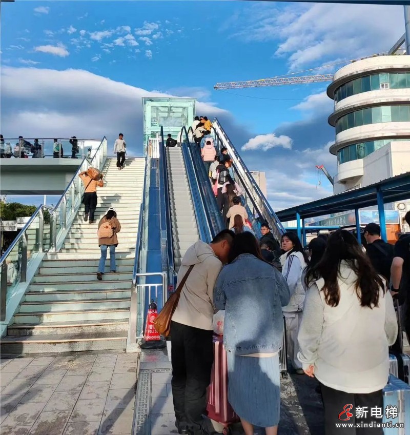 康力电梯高质量助力大理火车站站前天桥无“碍”升级(图4) 康力电梯高质量助力大理火车站站前天桥无“碍”升级(图4)