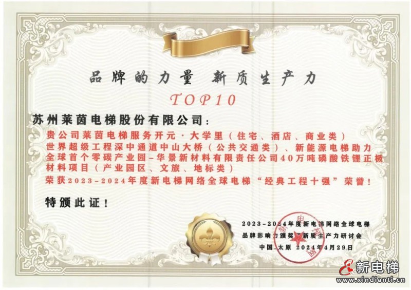 莱茵电梯|创新电梯科技,致力于质量与责任的引领者!(图5) 莱茵电梯|创新电梯科技,致力于质量与责任的引领者!(图5)