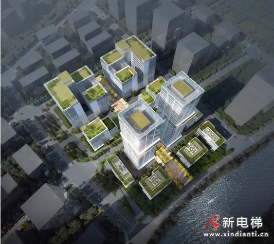 23台康力4m/s高速梯!杭州廊湾科创中心双子楼(图6) 23台康力4m/s高速梯!杭州廊湾科创中心双子楼(图6)