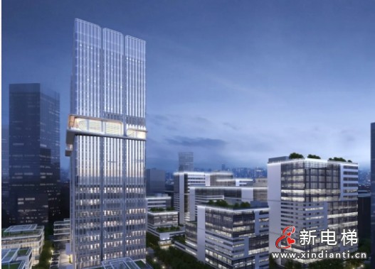 23台康力4m/s高速梯!杭州廊湾科创中心双子楼(图2) 23台康力4m/s高速梯!杭州廊湾科创中心双子楼(图2)
