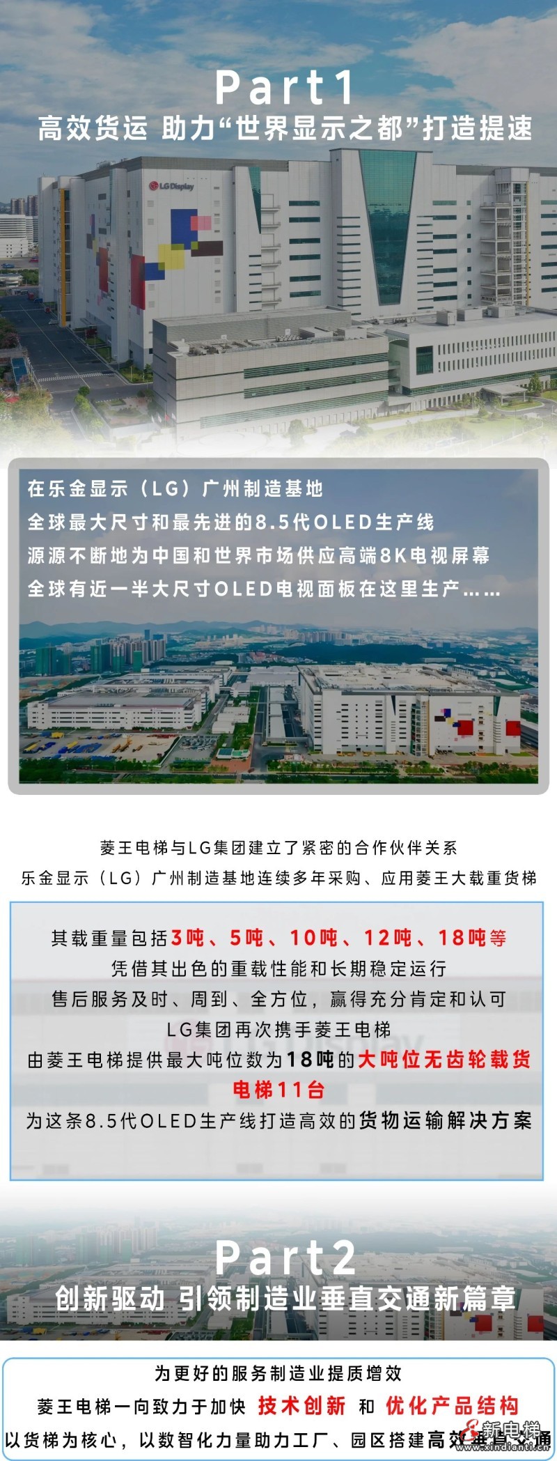携手“世界显示之都”,菱王电梯打造高效垂直交通(图1) 携手“世界显示之都”,菱王电梯打造高效垂直交通(图1)