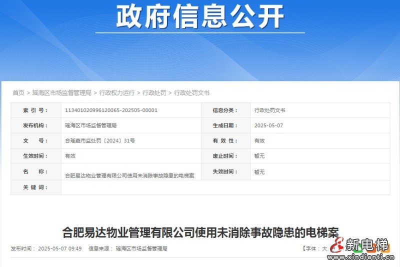 新电梯早新闻 2025年6月4日 五月初九 星期三(图5) 合肥