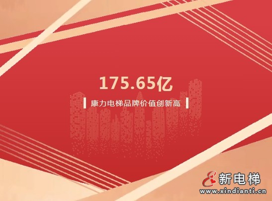 175.65亿!康力电梯品牌价值再创新高(图1) 175.65亿!康力电梯品牌价值再创新高(图1)