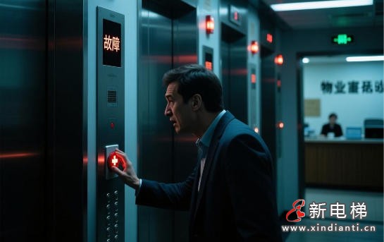 大连某小区停电被困电梯30分钟 物业称7部电梯同时呼救占线延误救援