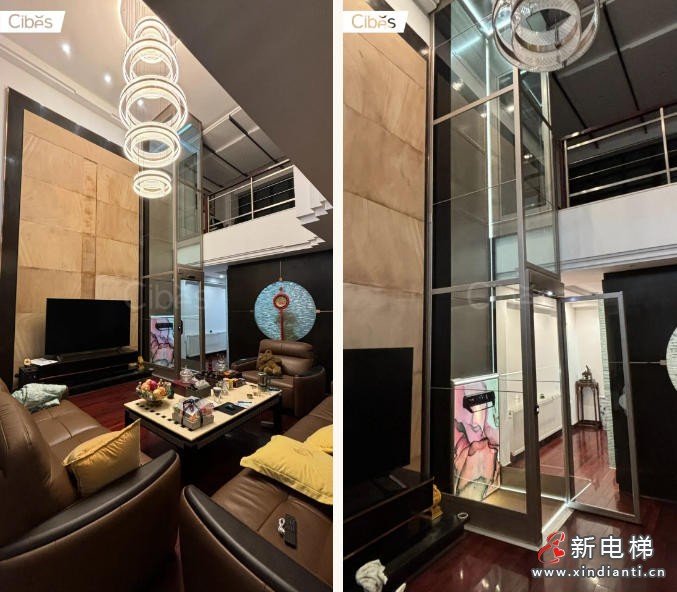 不破坏装修,不占空间!西柏思电梯为两层别墅带来温馨升级(图4) 不破坏装修,不占空间!西柏思电梯为两层别墅带来温馨升级(图4)
