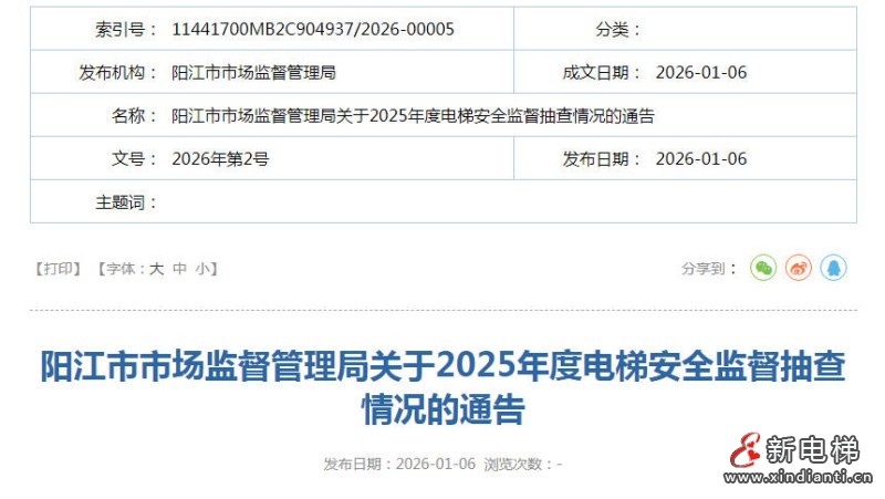 新电梯网早新闻 2026年1月13日 冬月廿五 星期二(图3) 新电梯网早新闻 2026年1月13日 冬月廿五 星期二(图3)