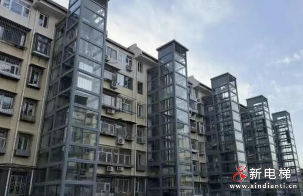 整楼同时加装5部电梯！北京顺义老楼加梯工程惠及130户居民