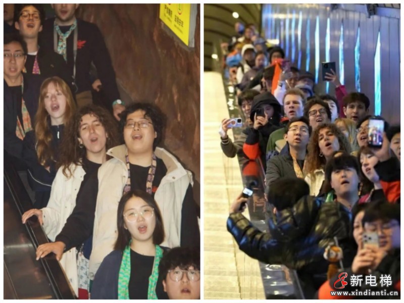 天梯上的天籁之音,百年合唱团唱响张家界天门山(图2) 天梯上的天籁之音,百年合唱团唱响张家界天门山(图2)