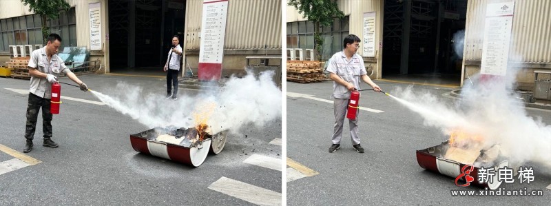 生命至上，安全为先！梅轮电梯消防演练，筑牢安全生产防线(图3)